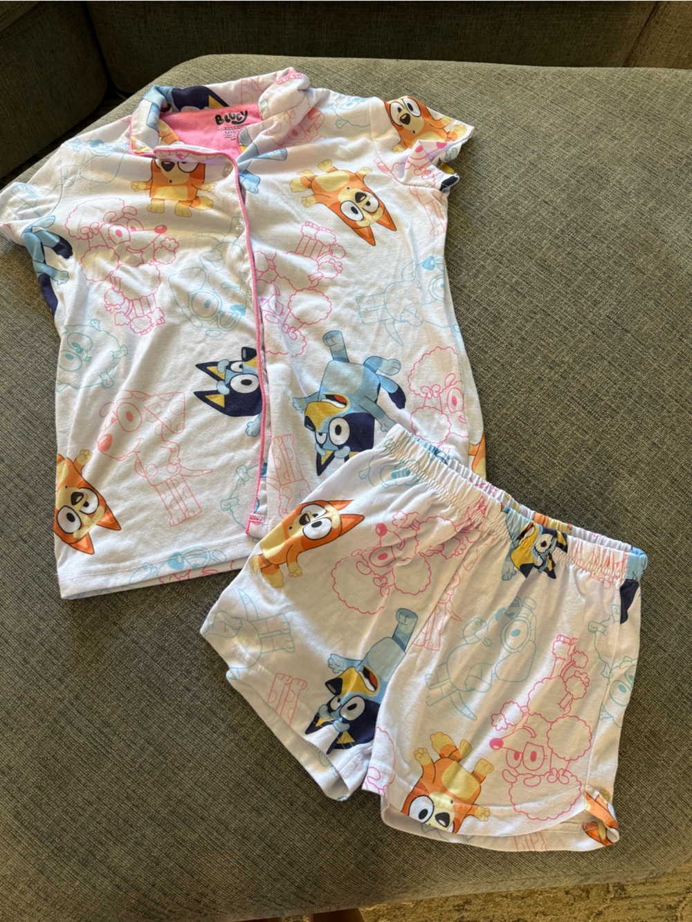 Bluey girls pj set